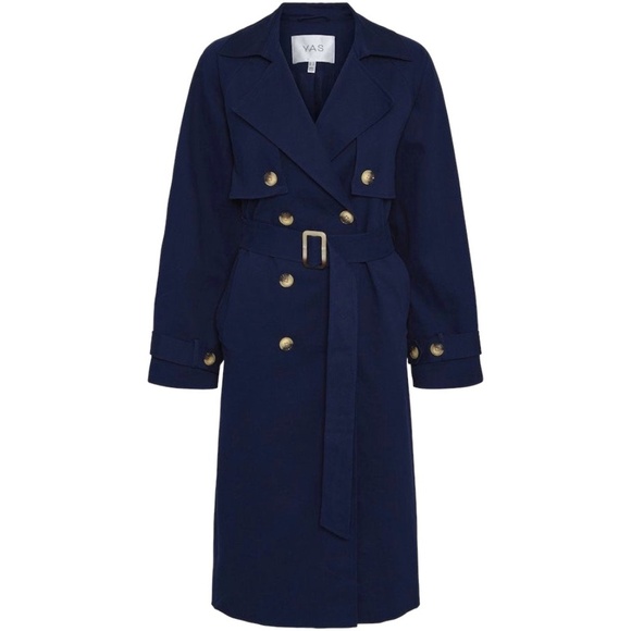 YAS Women's Yasteronimo Trench Coat Noos - Picture 1 of 4